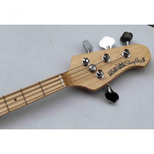 Custom Music Man Red 5 String Ernie Bass #5 image