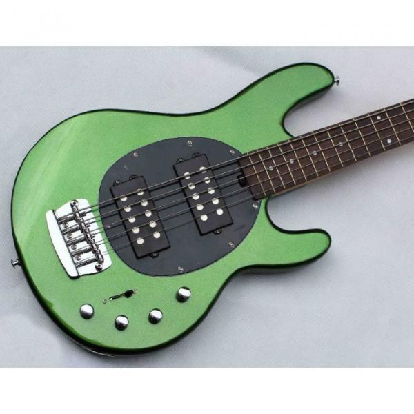 Custom Music Man Metallic Green 5 String Ernie Bass #1 image