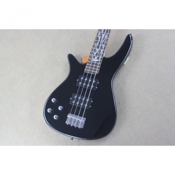 Custom Modulus Black 5 String Bass Left Handed #5 image
