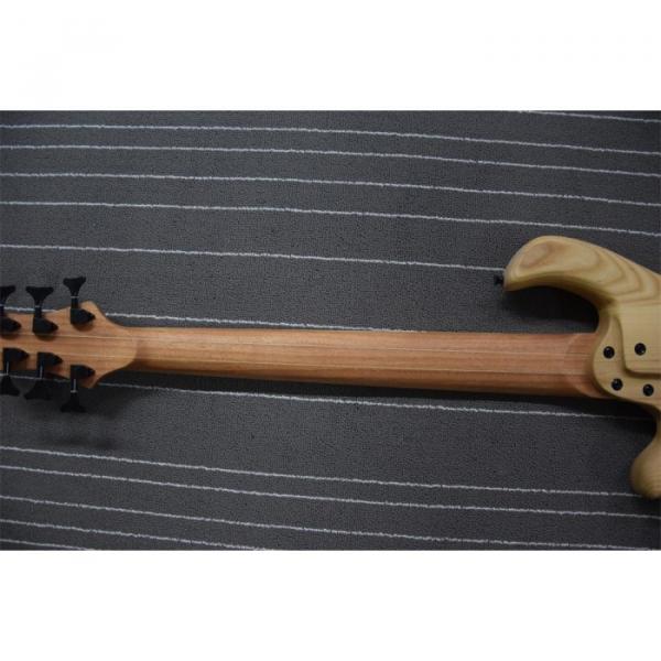 Custom Mayones Built 6 String Gray Black Bass #5 image