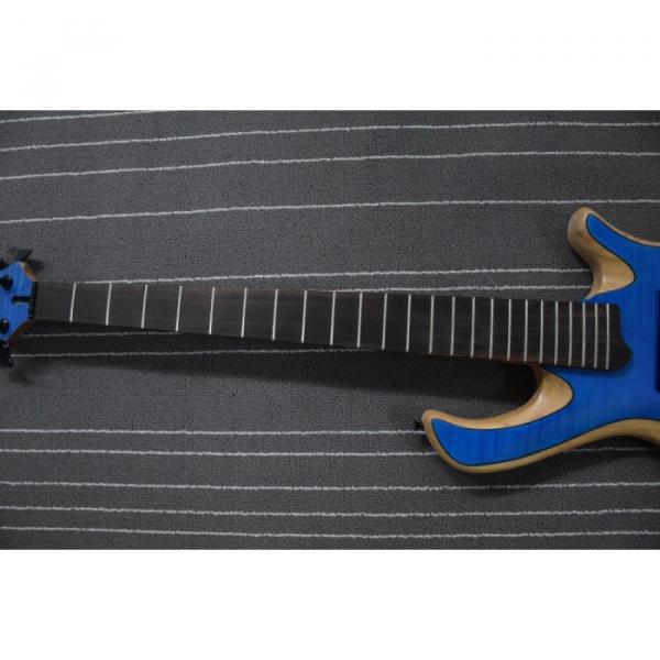 Custom Mayones Built 5 String Blue Bass #2 image