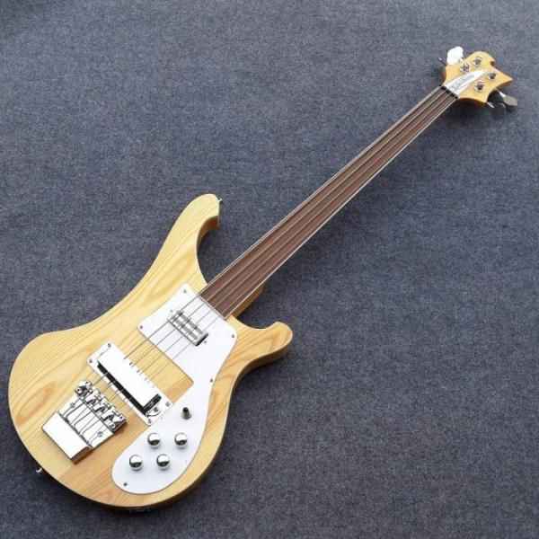 Custom Made 4003 NaturalGlo Fretless Electric Bass #1 image