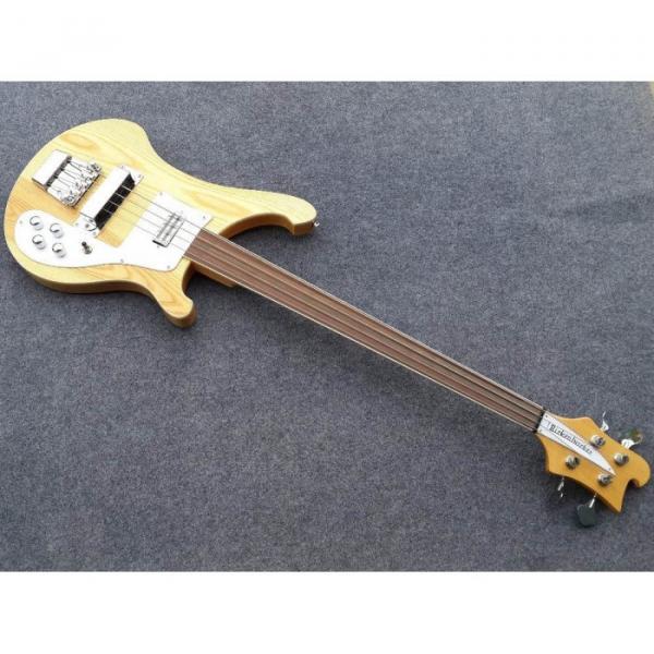 Custom Made 4003 NaturalGlo Fretless Electric Bass #2 image