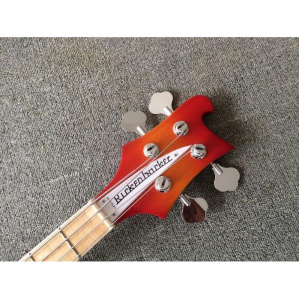 Custom Made 4003 Cherry Sunburst Maple Fretboard 4 String Bass #2 image