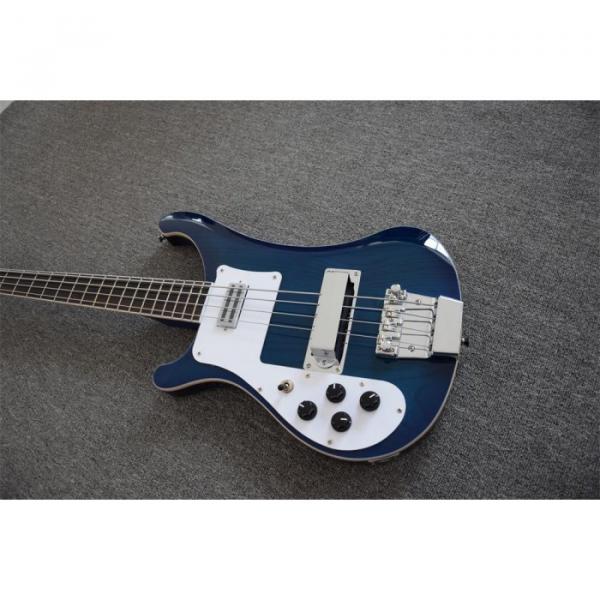 Custom Made Left Handed Midnight Blue 4003 Bass Alder Body No Inlay #1 image