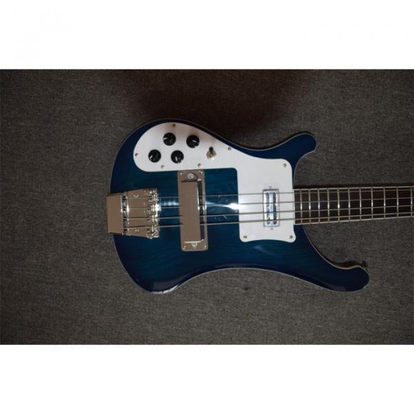 Custom Made Left Handed Midnight Blue 4003 Bass Alder Body No Inlay #4 image