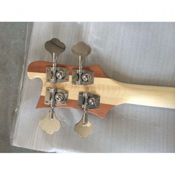 Custom Lemmy Kilmister  Rickenbacker 4003 Natural Alder Wood Special Carvings Bass #5 image