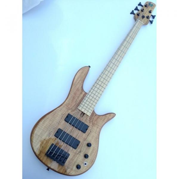Custom Fordera 5 String Solid Maple Bass #1 image