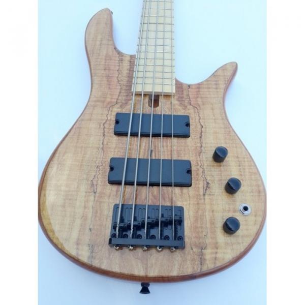 Custom Fordera 5 String Solid Maple Bass #5 image