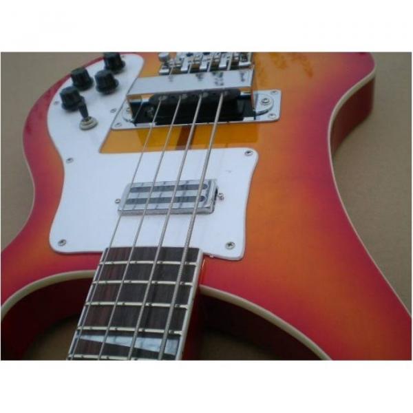 Custom Fireglo Rickenbacker Neck Thru 4003 Bass #4 image