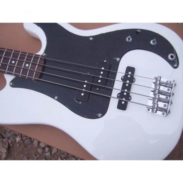 Custom Fender White Precision Bass #1 image