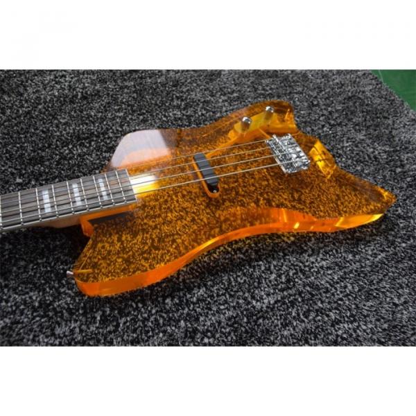 Custom Gretsch  G6199 Billy-Bo Jupiter Thunderbird Yellow 4 String Acrylic Bass #3 image