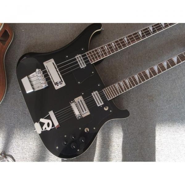 Custom Built 4080 Double Neck Geddy Lee 4 String Bass 6/12 String Option Guitar #1 image