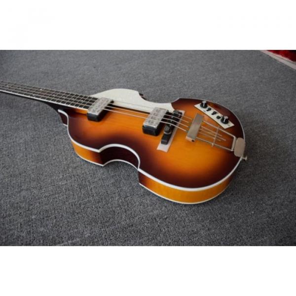 Custom Built Hofner HCT 500 Violin Bass Guitar German Electronics #5 image