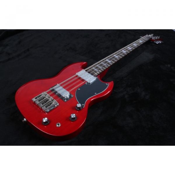 Custom Built EB-3 SG Standard Red 4 String Bass #1 image