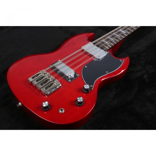 Custom Built EB-3 SG Standard Red 4 String Bass #2 image