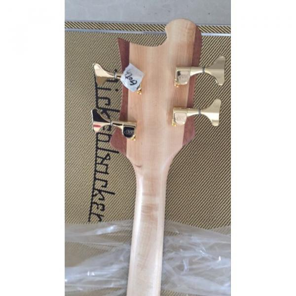 Custom Build Lemmy Kilmister  Rickenbacker 4003 Matte Carved Natural Bass #2 image