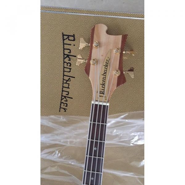 Custom Build Lemmy Kilmister  Rickenbacker 4003 Matte Carved Natural Bass #5 image