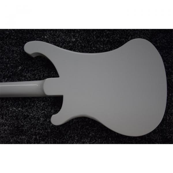 Custom 4003 White Body and Fretboard Rickenbacker Electric Bass #3 image