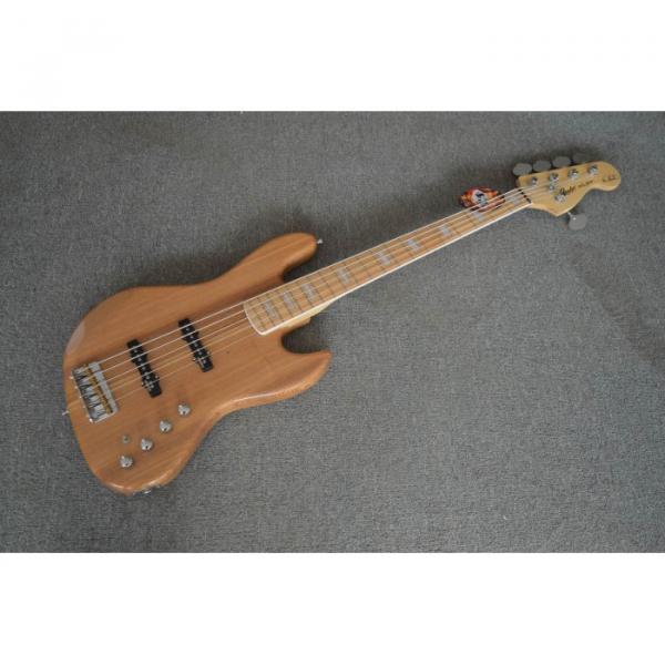 Custom 5 Strings Fender Natural Marcus Miller Signature Jazz Bass #1 image