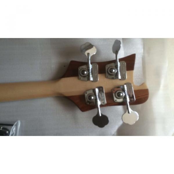 Custom 4003 Naturalglo Checkerboard Bindings Neck Thru Body Rickenbacker Bass #3 image