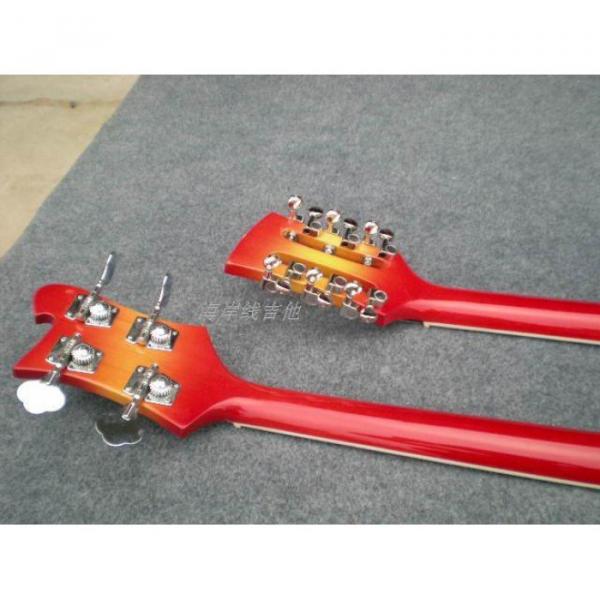 Custom 4003 Double Neck Fireglo 4 String Bass 12 String Guitar #3 image