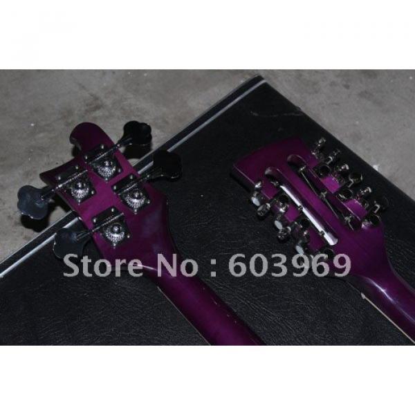 Custom 4003 Double Neck Rickenbacker Purple Bass #1 image