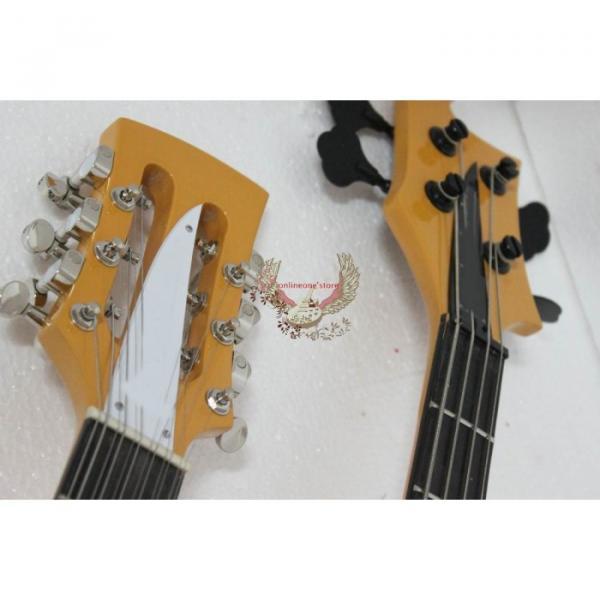 Custom 4003 Double Neck Rickenbacker Natural Bass #4 image