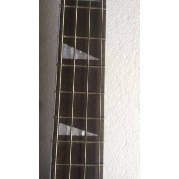 Custom 4003 Blue Checkerboard Bindings Neck Thru Body Rickenbacker Bass #3 image