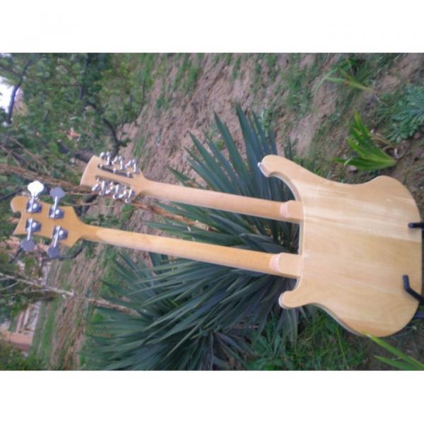 Custom 4003 Double Neck Naturalglo 4 String Bass 12 String Guitar #2 image
