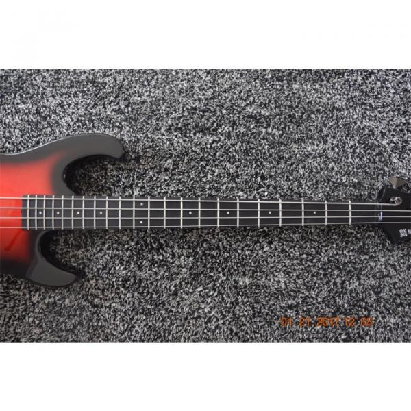 Custom 4 Strings Funk Unlimited Modulus Bass Black Red Mettalic Burst Finish #2 image