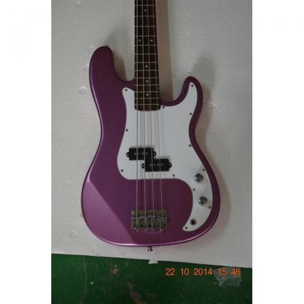 Custom Shop Sparkle Purple Jazz Silver Dust Metallic P Bass Guitar #1 image