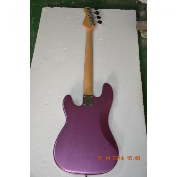 Custom Shop Sparkle Purple Jazz Silver Dust Metallic P Bass Guitar #3 image