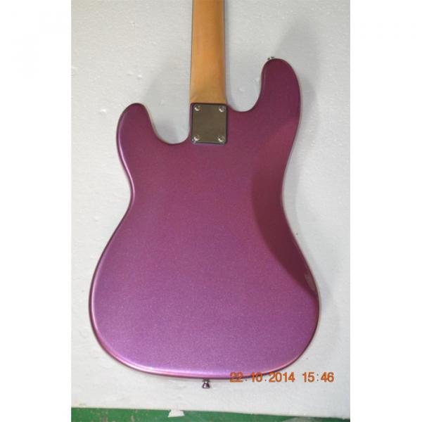Custom Shop Sparkle Purple Jazz Silver Dust Metallic P Bass Guitar #4 image
