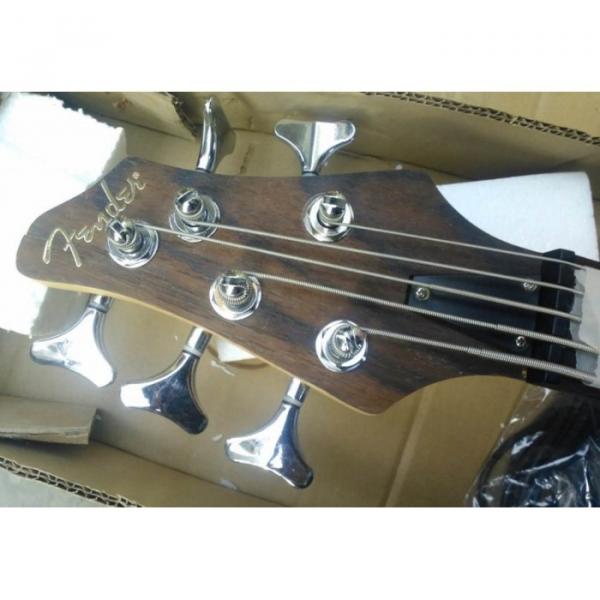 Custom Shop Sapelle Rosewood Top Natural 5 String Electric Bass Wenge #2 image