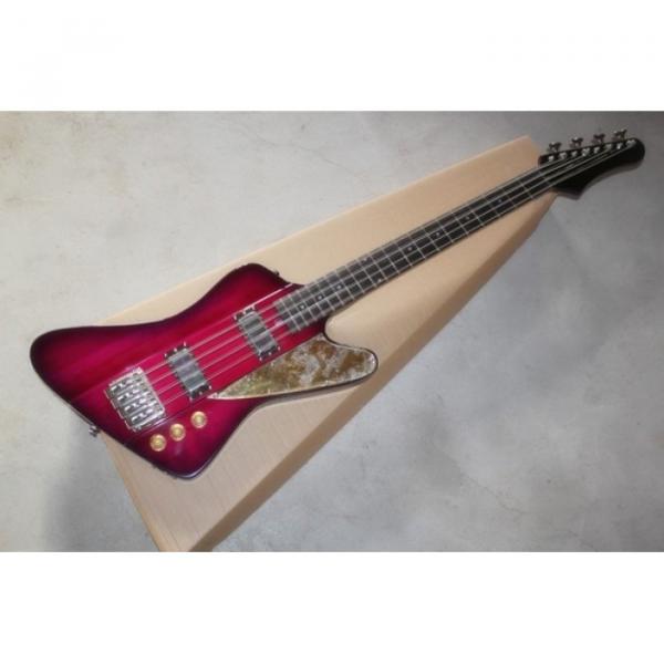 Custom Shop Thunderbird Krist Novoselic Purple Burst 8 String Bass #5 image