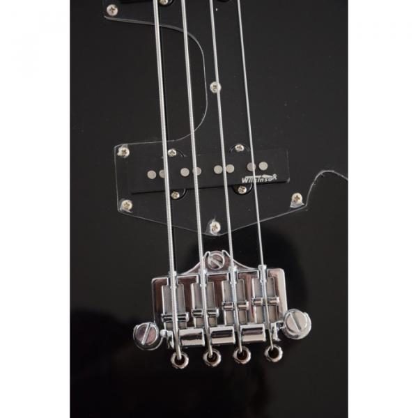 Custom Shop Thunderbird Krist Novoselic Black 4 String Bass Wilkinson Parts #4 image