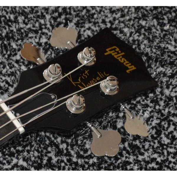 Custom Shop Thunderbird Krist Novoselic Black 4 String Bass Ebony Fretboard #5 image