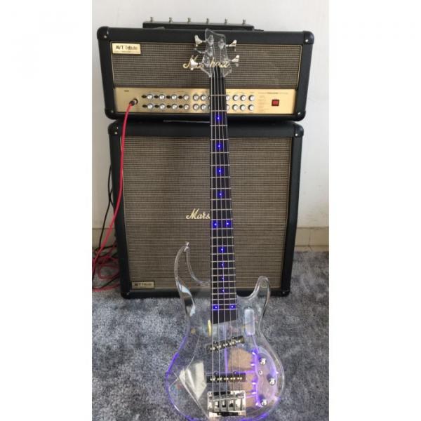 Custom Shop HS 5 String Acrylic LED Bass #1 image