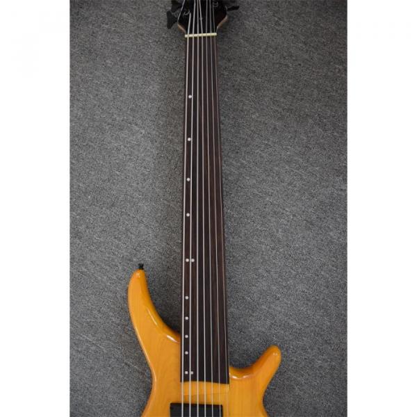 Custom Shop H&amp;S Sequoia 7 String Fretless Natural Bass #4 image