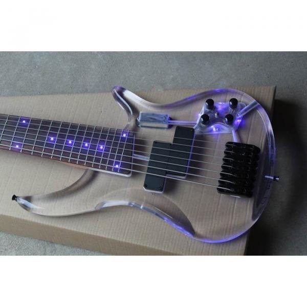 Custom Shop H&amp;S Sequoia 7 String Acrylic LED Bass #1 image