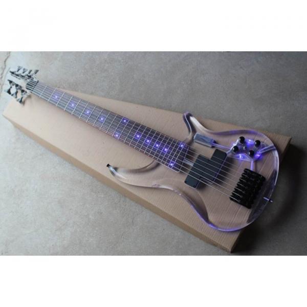 Custom Shop H&amp;S Sequoia 7 String Acrylic LED Bass #3 image