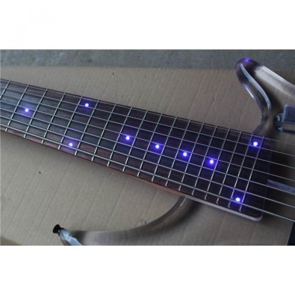Custom Shop H&amp;S Sequoia 7 String Acrylic LED Bass #4 image