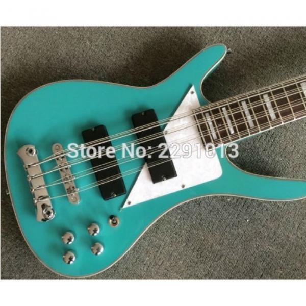 Custom Shop Musicvox Teal 8 String Bass #4 image
