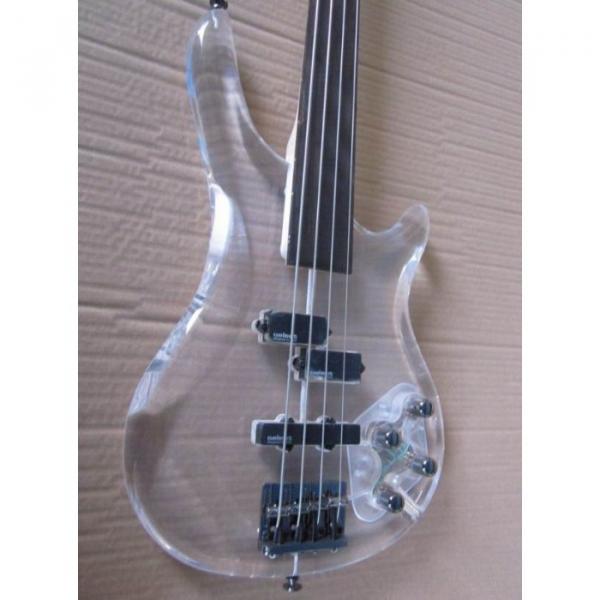 Custom Shop H&amp;S Sequoia 4 String Acrylic LED Bass #2 image