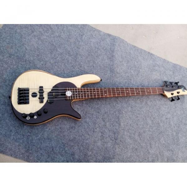 Custom Shop Fordera Yin Yang YY4 Delux 5 String Bass Standard Solid Veneer Maple Top #3 image