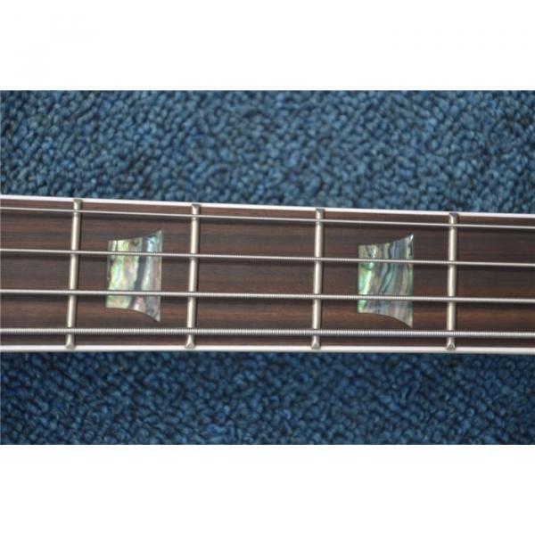 Custom Shop Explorer Sea Foam Green Teal 4 String Bass Left Handed #4 image