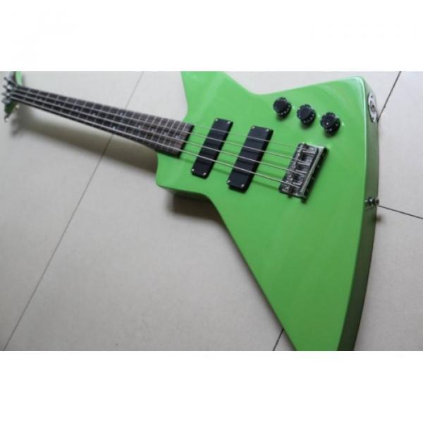 Custom Shop Explorer Green 4 String Bass #4 image