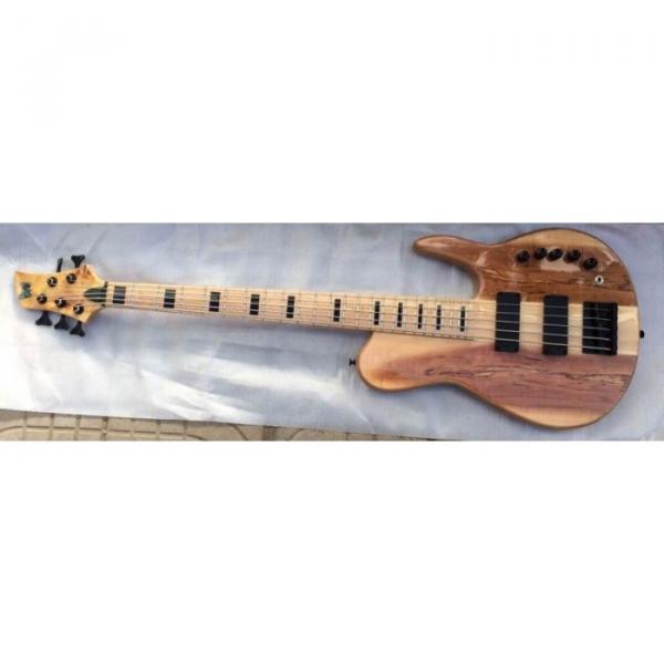 Custom Shop Fordera 5 String Spotted Maple Top Bass Natural #1 image
