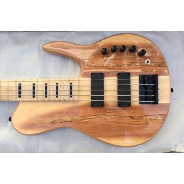 Custom Shop Fordera 5 String Spotted Maple Top Bass Natural #4 image